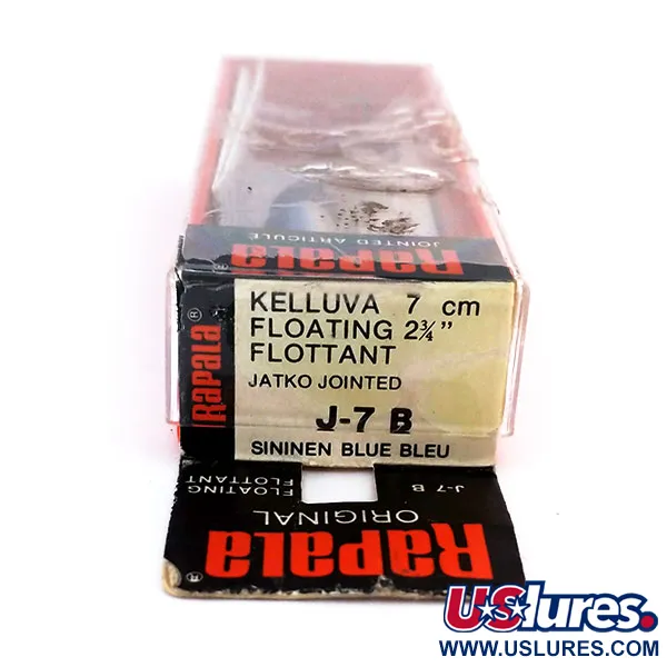 Rapala Jointed J-7 Poisson Nageur, B (Blue), 4g, Articulé, #10318