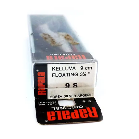 Rapala Original Floater F9 Flottant, S (Silver), 4g, Balsa, #10319