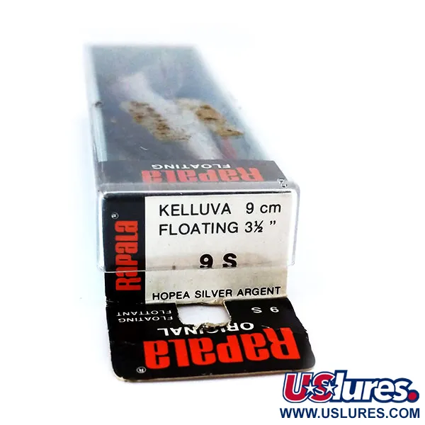 Rapala Original Floater F9 Flottant, S (Silver), 4g, Balsa, #10319