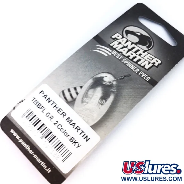 Panther Martin 2 Cuillère, Noir/Jaune, 2.5g, Palette sur axe, #10324