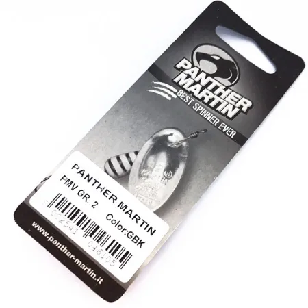 Panther Martin 2 Cuiller, Or / Noir, 2.5g, Axe-traversant-palette, #10328