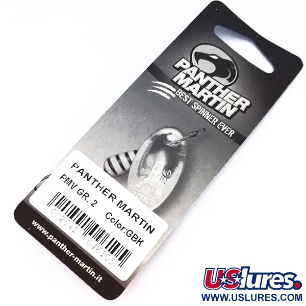 Panther Martin 2 Cuiller, Or / Noir, 2.5g, Axe-traversant-palette, #10328