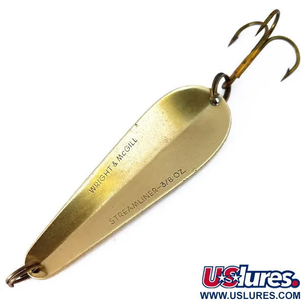 Wright & McGill Streamliner Cuillère, Laiton, 11g, Lancer Loin, #10364