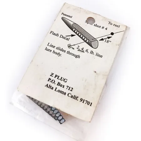 ZPlug Lures Z Plug Mini Leurre en ligne, Or, 2g, Design traversant, #10390