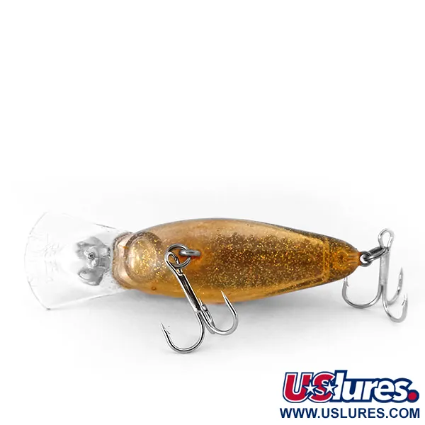 Rebel Crank R Crankbait, Marron/Or, 10g, Flottant, #10415