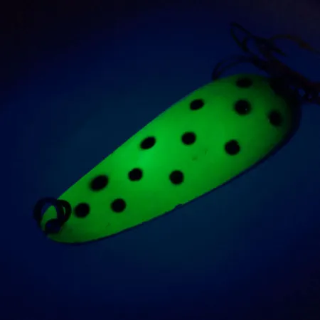 Nebco Aqua Spoon Cuiller, Vert Néon, 14g, UV Glow, #10421