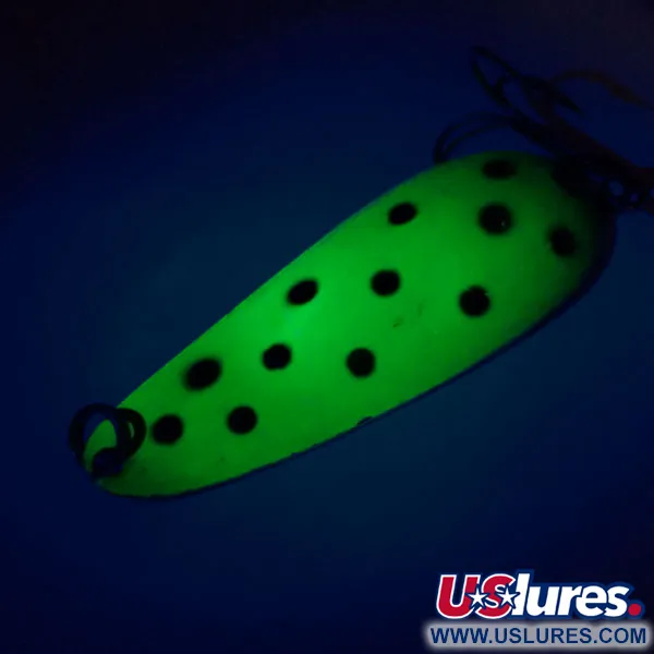 Nebco Aqua Spoon Cuiller, Vert Néon, 14g, UV Glow, #10421