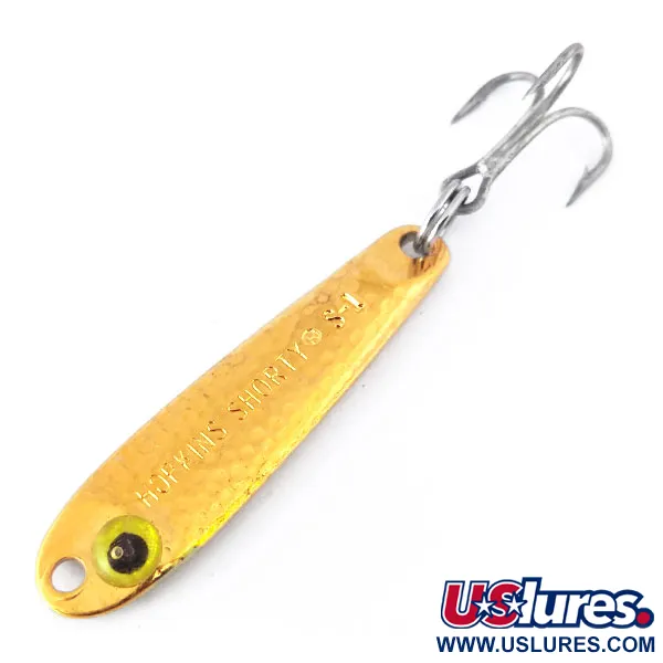 Hopkins s1 Jig Lure Cuillère, Or martelé, 9g, Fabriqué aux USA, #10428