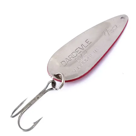 Eppinger Dardevle Imp Cuillère, Rouge/Blanc/Nickel, 11g, Nage, #10452