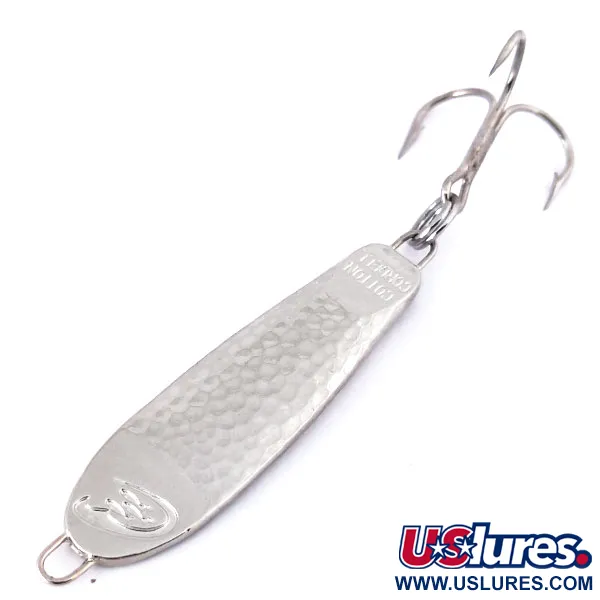 Cotton Cordell CC Spoon Cuillère Jig, Nickel Martelé, 14g, Jigging, #10456