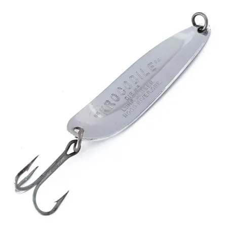 Luhr Jensen Krocodile Die #5 Cuillère, Nickel/Vert, 21g, Prisme, #10472