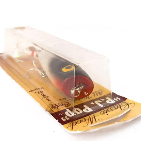 Luhr Jensen P.J.POP Popper Bois, Silver Foil/Blk Shad, 10.5g, #10499