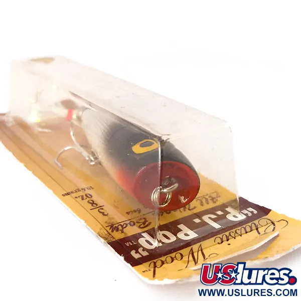 Luhr Jensen P.J.POP Popper Bois, Silver Foil/Blk Shad, 10.5g, #10499