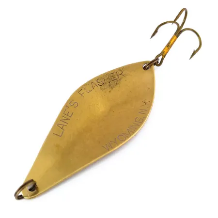 Lanes Tackle & Bait Lane's Flasher Cuillère, Laiton, 14g, Vintage, #10505