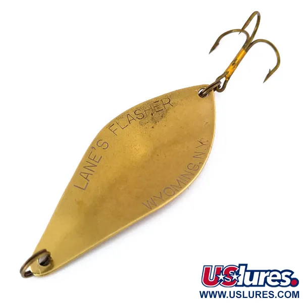 Lanes Tackle & Bait Lane's Flasher Cuillère, Laiton, 14g, Vintage, #10505