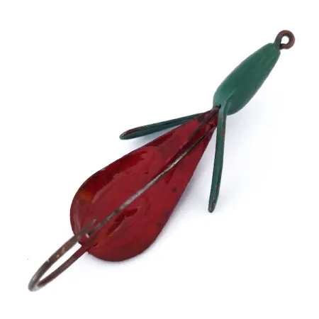 Panther Martin Weedless Weed Wing Cuillère, Rouge/Vert, 7g, Anti-herbe, #10525