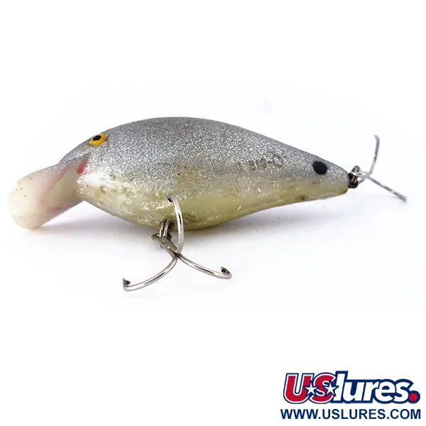 Cotton Cordell Big O Crankbait, Gris, 19g, Bavette Carrée, #10526