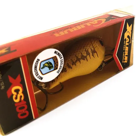 XCalibur XCS100 Crankbait, Brownie, 14g, Bavette Carrée, #10535
