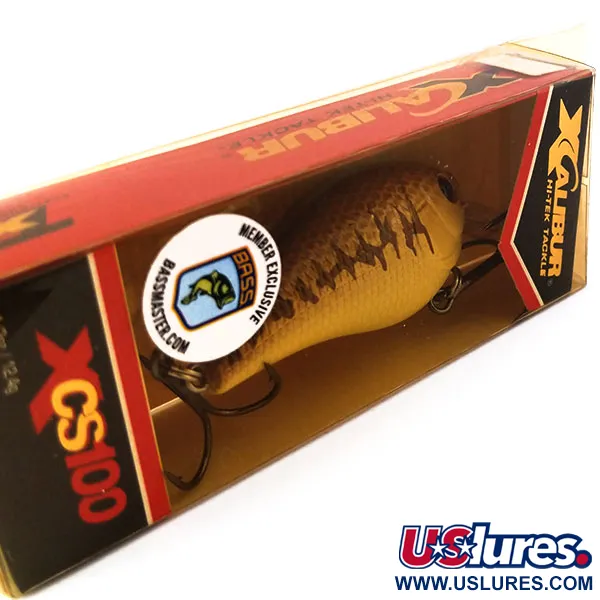 XCalibur XCS100 Crankbait, Brownie, 14g, Bavette Carrée, #10535