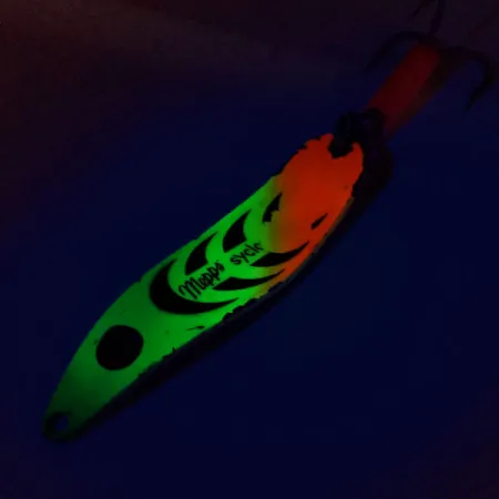 Mepps Syclops 2 UV Cuillère, Fire Tiger, 17g, Finition UV, #10538