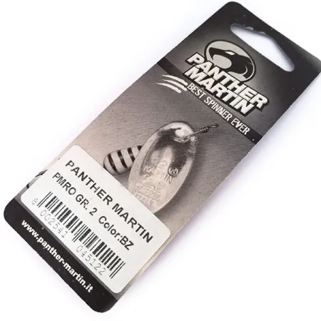 Panther Martin 2 Cuiller, BZ, 2.5g, Palette Inline, #10551