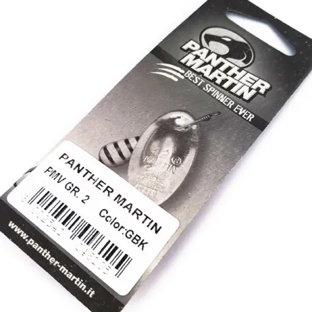 Panther Martin 2 Con Punti Cuiller, Or/Noir, 2.5g, Axe traversant, #10561