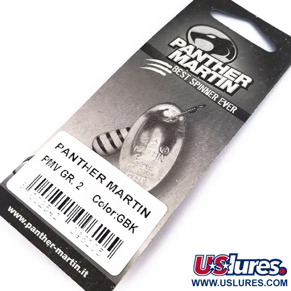 Panther Martin 2 Con Punti Cuiller, Or/Noir, 2.5g, Axe traversant, #10561