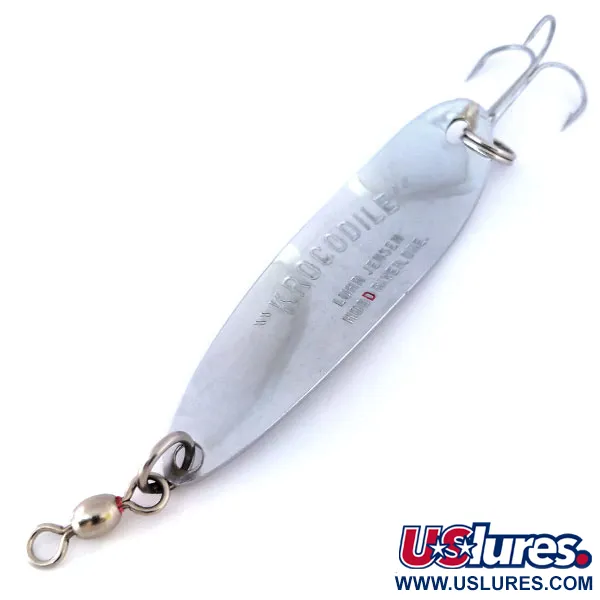Luhr Jensen Krocodile Die #5 Cuillère, Nickel martelé, 25g, #10586