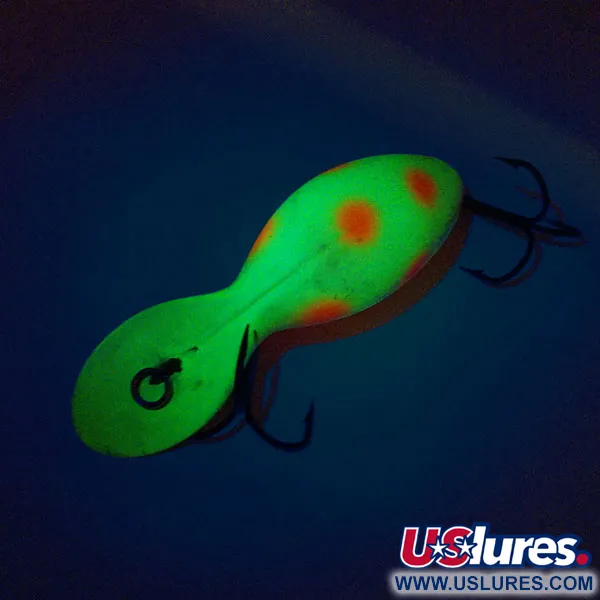 Heddon Tadpolly UV Leurre, Jaune Orange, 7g, UV Glow, #10594