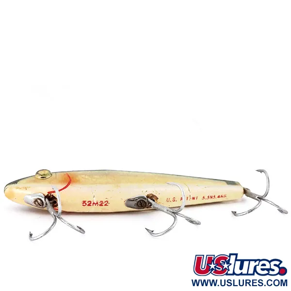 L&S Bait MirrOlure 52M Twitchbait, Vert-Or, 14g, coulant, #10604