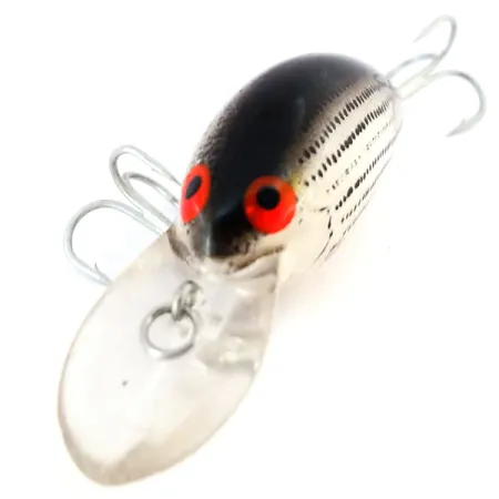 Bomber model B 4A Crankbait, Argent/Noir, 7g, Flottant, #10605