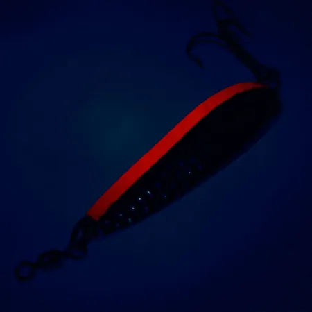 Luhr Jensen Krocodile Die #4 Cuillère, Nickel/Orange, 14g, UV, #10625