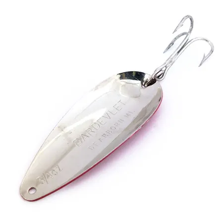 Eppinger Dardevle Dardevlet Cuillère, Rouge-Blanc, 21g, Vintage, #10627