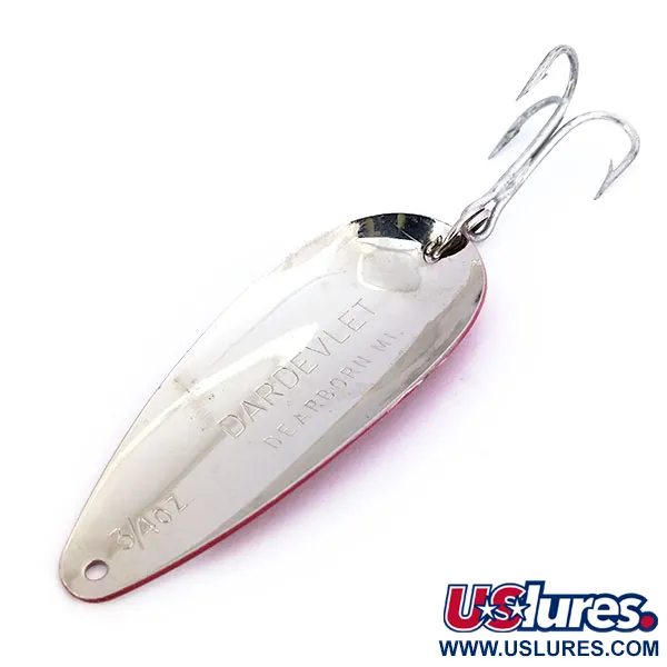 Eppinger Dardevle Dardevlet Cuillère, Rouge-Blanc, 21g, Vintage, #10627