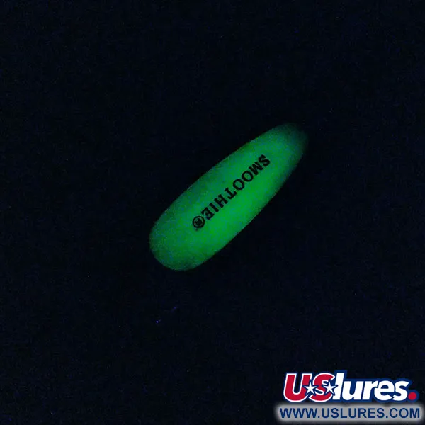 Hopkins Smoothie Glow Jig Lure Cuiller, Nickel/Rouge/Glow, 21g, #10628