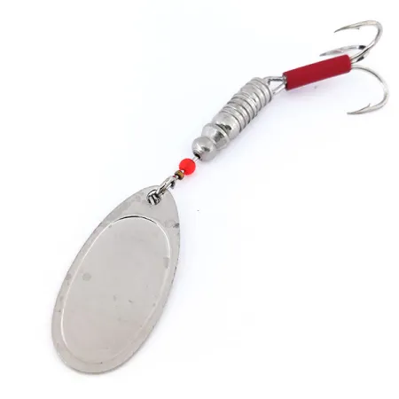 Yakima Bait Steel Head 4 Cuiller, Nickel, 9g, Gaine Rouge, #10635