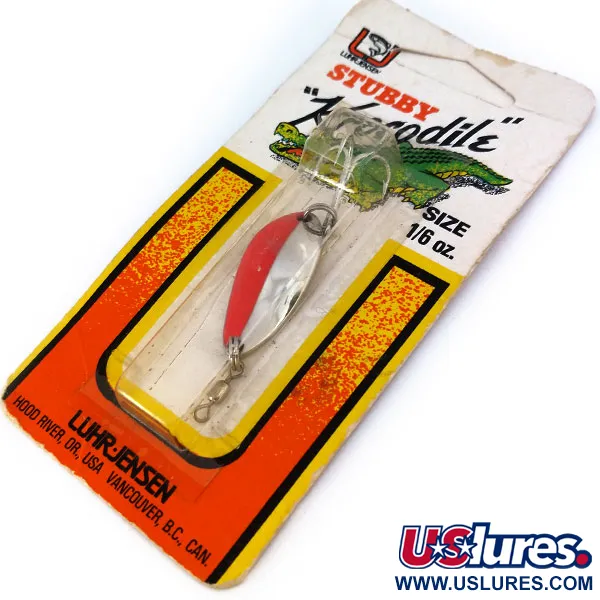 Luhr Jensen Lil' Kroc Cuillère, Rouge/Chrome, 3.5g, Profil Large, #10656