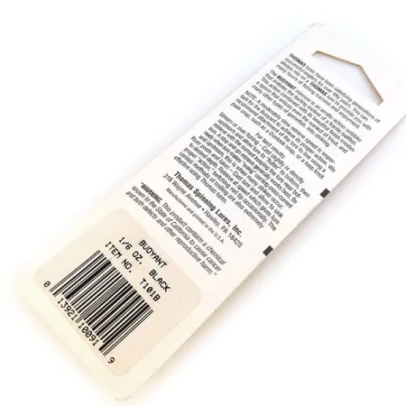 Thomas Buoyant Cuillère, Black Trout, 5g, Corps Métallique, #T101B