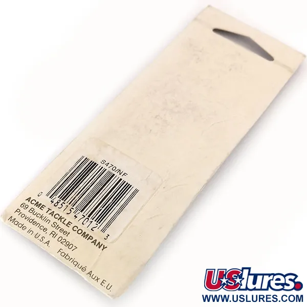 Acme Kamlooper UV Cuiller, Orange/Argent, 11g, réactif UV, #10664