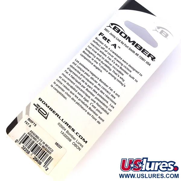 Bomber Fat A Crankbait, B03FTS, 2g, flottant, #10665