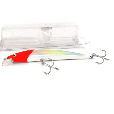 YO-ZURI CRYSTAL MINNOW (F) 13 Minnow, Red Head, 17g, Flottant, #10667