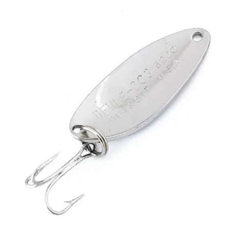 Cuillère Eppinger Dardevle Devle Dog 5200, Nickel, 7g, Logo Detroit, #10682
