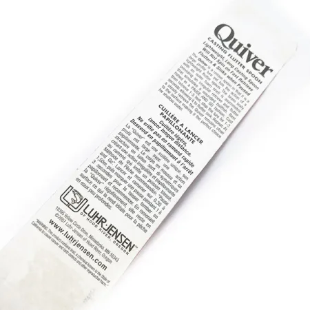 Luhr Jensen Quiver Cuillère, Argent, 39g, Action Papillon, #11407