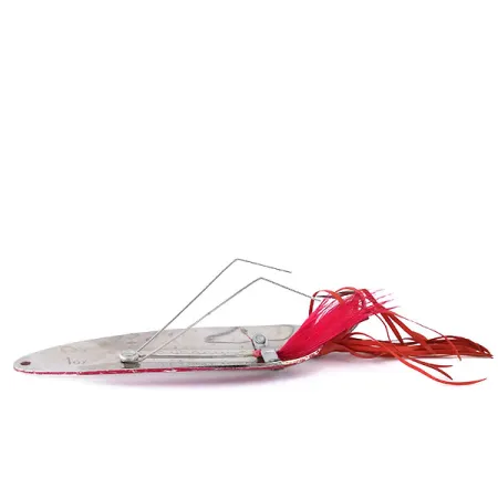 Eppinger Weedless Dardevle Cuillère, Rouge/Blanc/Nickel, 28g, #10692