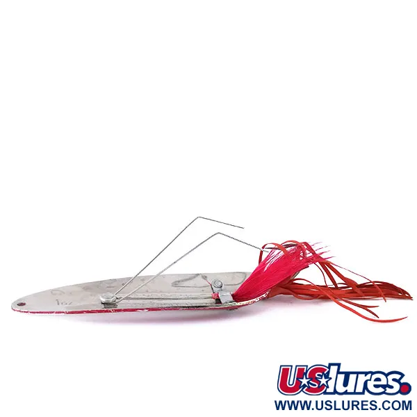 Eppinger Weedless Dardevle Cuillère, Rouge/Blanc/Nickel, 28g, #10692