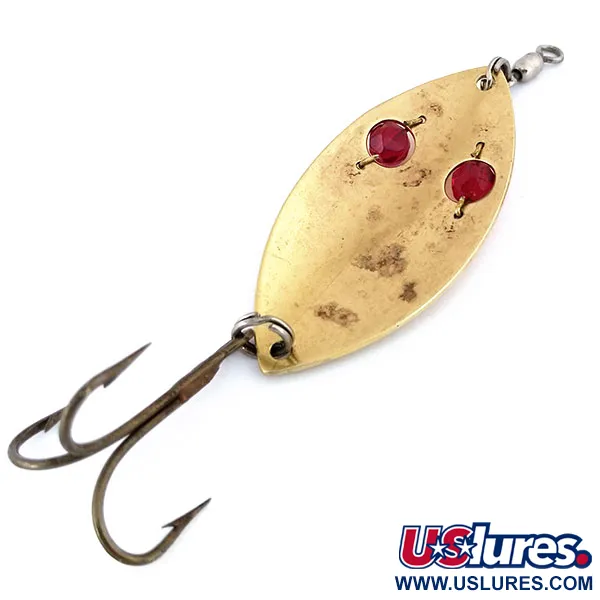 Gibbs Ruby Eye Wiggler 3 Cuillère, Laiton/Rouge, 25g, Perles, #10693