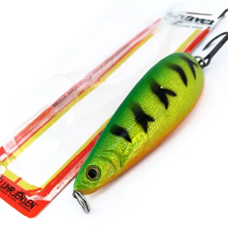 Luhr Jensen Quiver Cuillère, Fire Tiger, 39g, Phospho, #10694