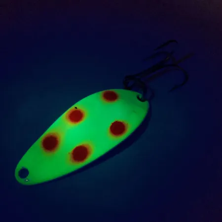 Seneca Little Cleo UV Cuillère, Jaune/Rouge/Nickel, 7g, UV, #10707