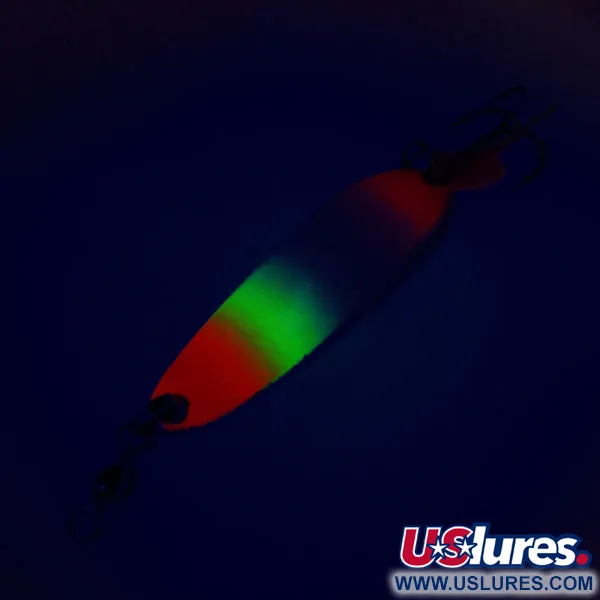 Luhr Jensen Krocodile Die #3 UV Cuillère, Blanc / Rose, 10g, UV, #10711