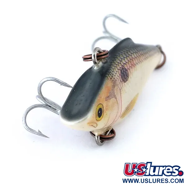 Rapala Rattl'n RAP Lipless Coulant, Argent Noir, 6g, Vintage, #10716